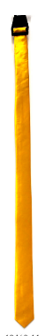 Long Slim Tie - Yellow