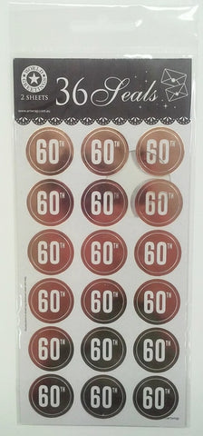 Sticker - 50th / 60th Gold Seals