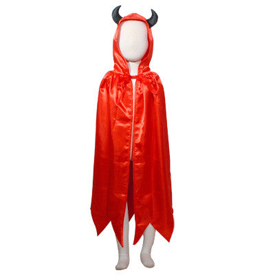 Cape - Deluxe Red Devil Hooded (Child)