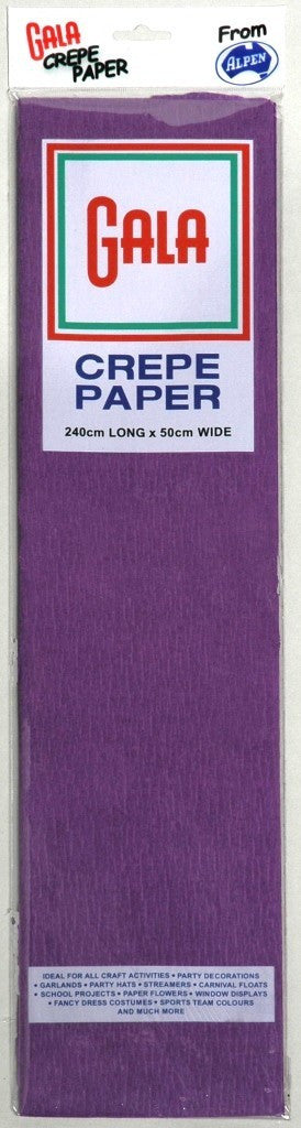 Crepe Sheet - Purple (240 x 50cm)