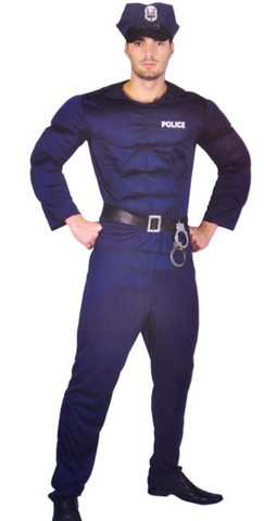 Costume - Macho Cop (Adult)