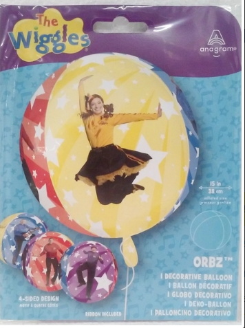 Orbz Foil Balloon - The Wiggles