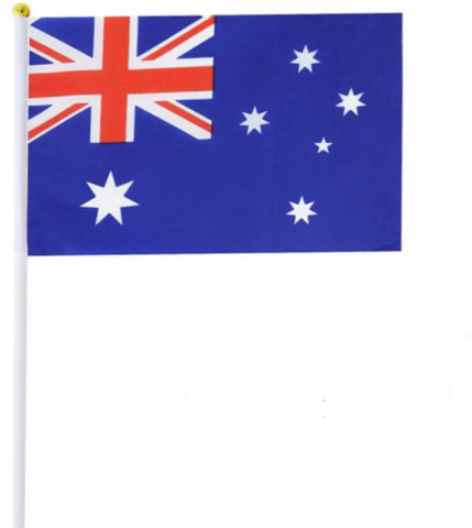 Australia Flags - Flag on Stick (8Pcs)