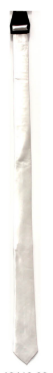 Tie - Long Slim Tie (White)