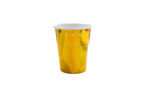 Paper Cups - Gold 250ml