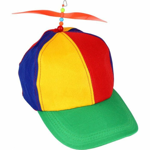 Hat - Rainbow Propeller Cap