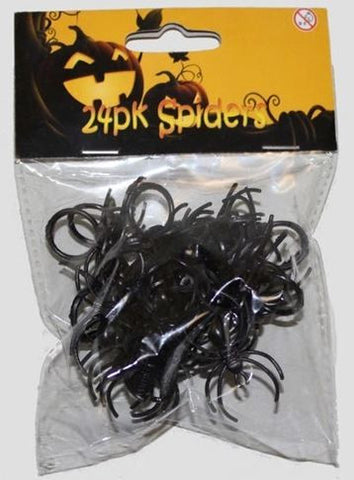 Spider Rings Plastic Pk 24