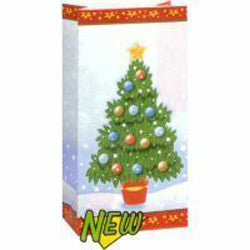 Loot Bag - Christmas Tree Paper Pk 10