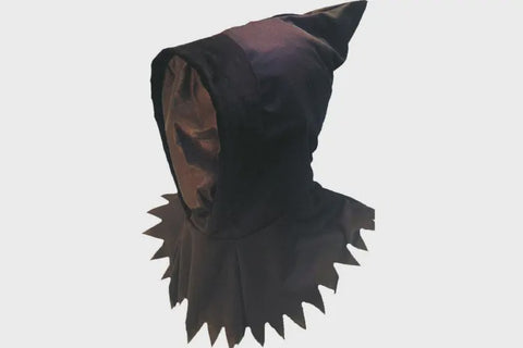 Hooded Mask - Black Ghoul Mask