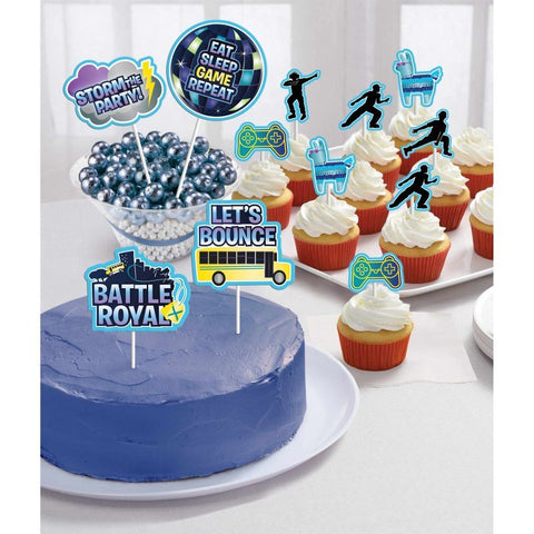 Cake Topper Kit - Battle Royal Cake Topper Kit Paper 12 Pieces