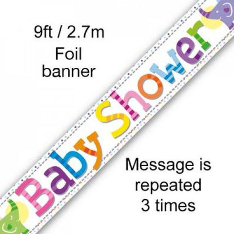 Banner - Baby Shower Elephants Banner