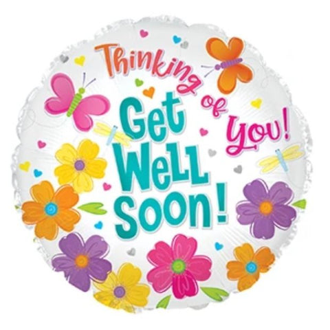 Foil Balloon 18" - CTI Foil 17" Thinking of You Get Well Soon