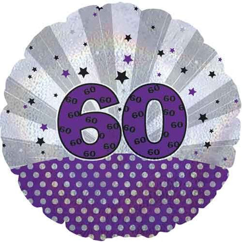 Foil Balloon 18" - Dazzeloon 60th Birthday