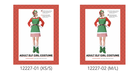 Adult Elf Lady Costume XS/S