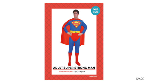 Costume - Adult Super Strong Man Costume