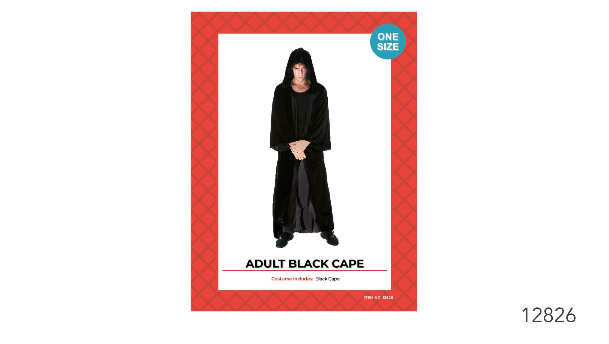 Costume - Adult Black Cape
