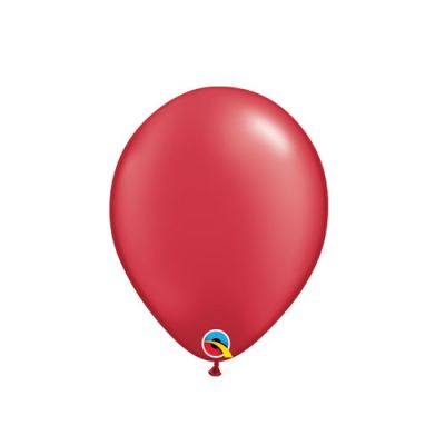 Qualatex 5" Pearl Latex - Ruby Red Pk 100