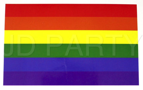 Rainbow Flag - Satin Rainbow Flag 90x150cm ( Mardi Gras )