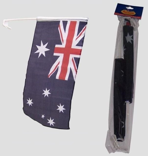 Flag - Aussie Car Flag Pk 2