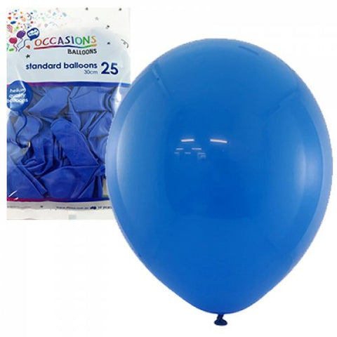 Latex Balloon 12" - 30cm Standard Royal Blue