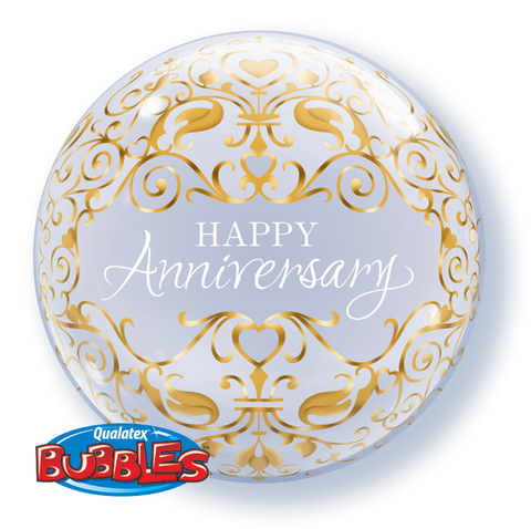 Bubble Balloon 22" - Happy Anniversary