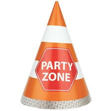Party Hats - Boys Birthday Party Construction Party Paper Hats