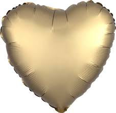 Foil Balloon 18" - Satin Luxe Gold Sateen Heart