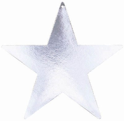 Star Foil Cutout Silver