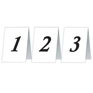 Placecards - Large Numbers 1 to 12