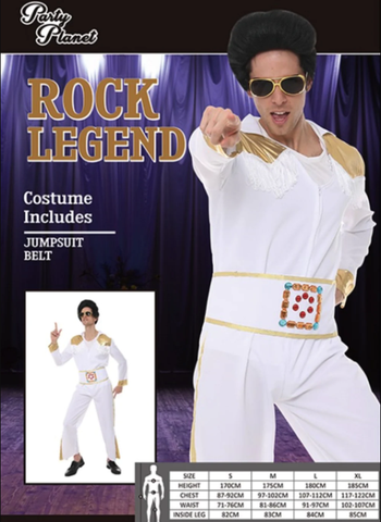 Adult Costume Mens - Rock Legend Size L/XL