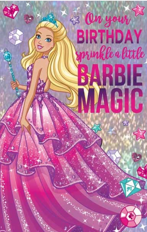 Birthday Card - Barbie Magic