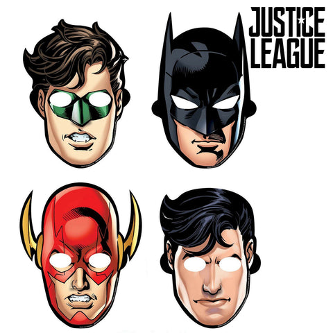 Paper Mask - Justice League (8Pcs)