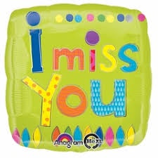 Foil Balloon 18"- I Miss You