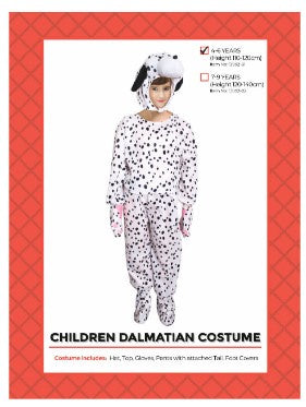 Costume - Children Dalmatian Animal Costume (4-6 Years)