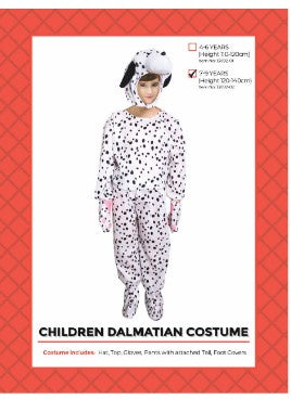 Costume - Children Dalmatian Animal Costume (7-9 Years)