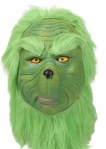 Mask - Christmas Grinch Mask Green