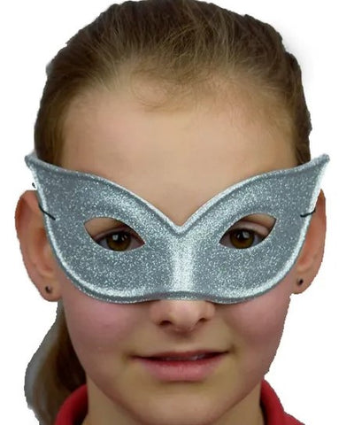 Eye Mask - Silver Glitter Cat Mask