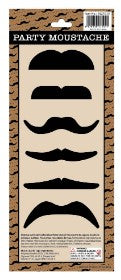 Moustaches - Self Adhesive Fake Moustache Black