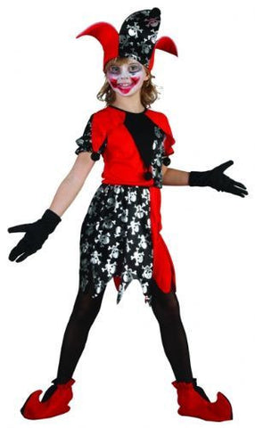 Costume - Evil Jester Girl (Child)