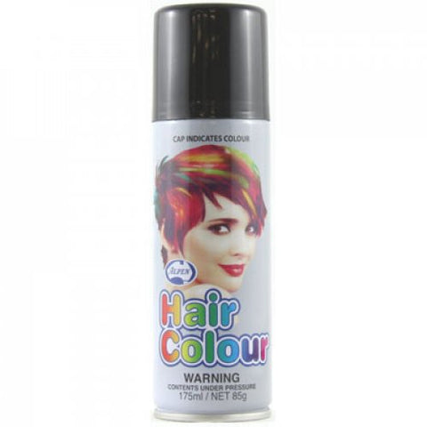 Hair Spray- Standard Black Coloured Hair Spray 175ml Can