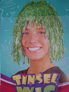 Wig - Foil Tinsel (Green)