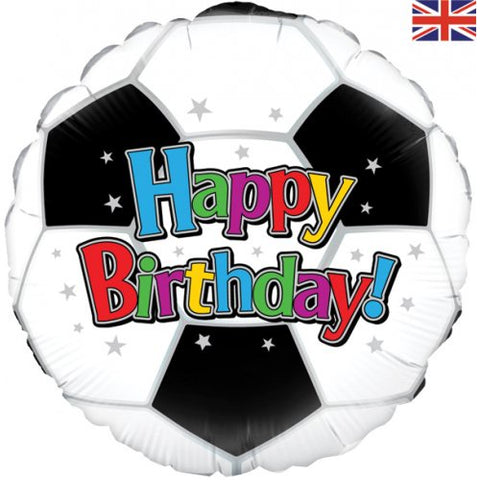 Foil Balloon 18'' - Oaktree Happy Birthday Football