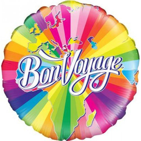Foil Balloon 18" - Bon Voyage