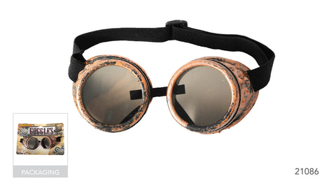 Party Glasses -  Steam Punk Goggles (Copper)