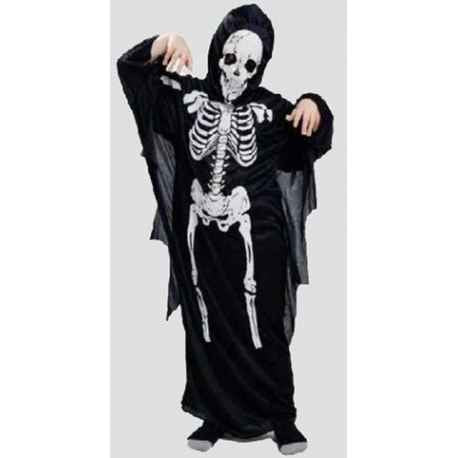 Costume - Hooded Skeleton Nightmare Boy (Child)