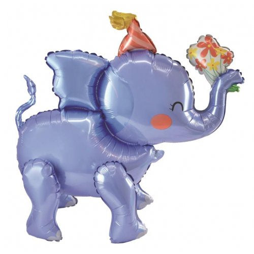 Foil Balloon Supershape - Standing Airz Elephant Shape