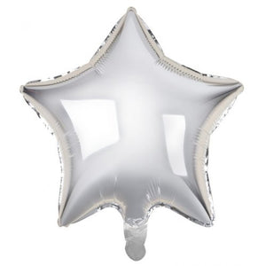 Foil Balloon 18" - Decrotex Foil Star Silver