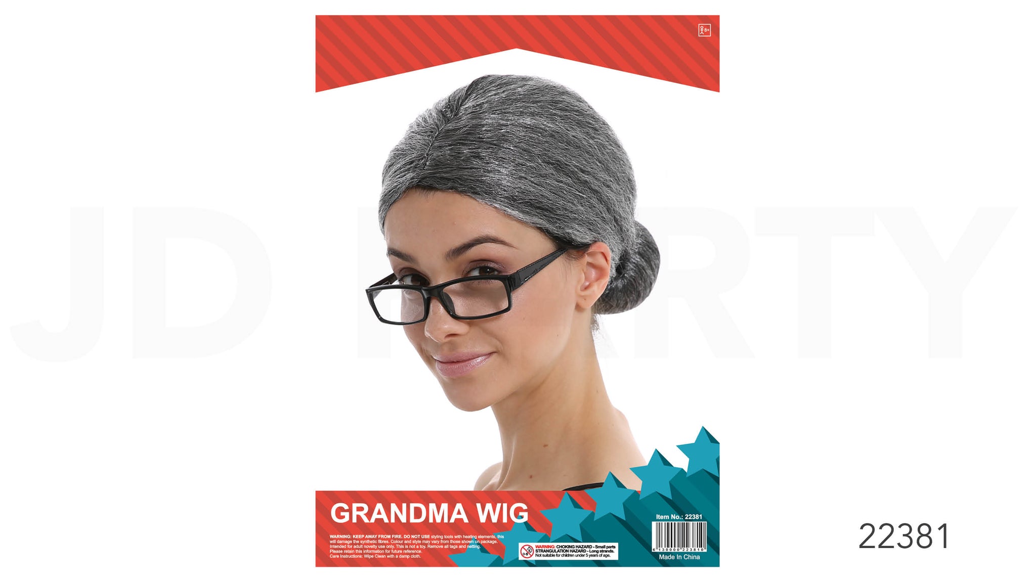 Wig - Grandma Grey Wig