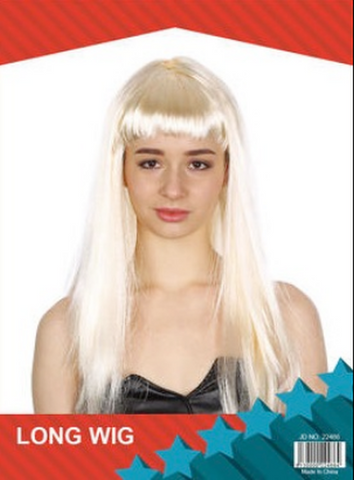 Wig - Long Straight Wig (Blonde)