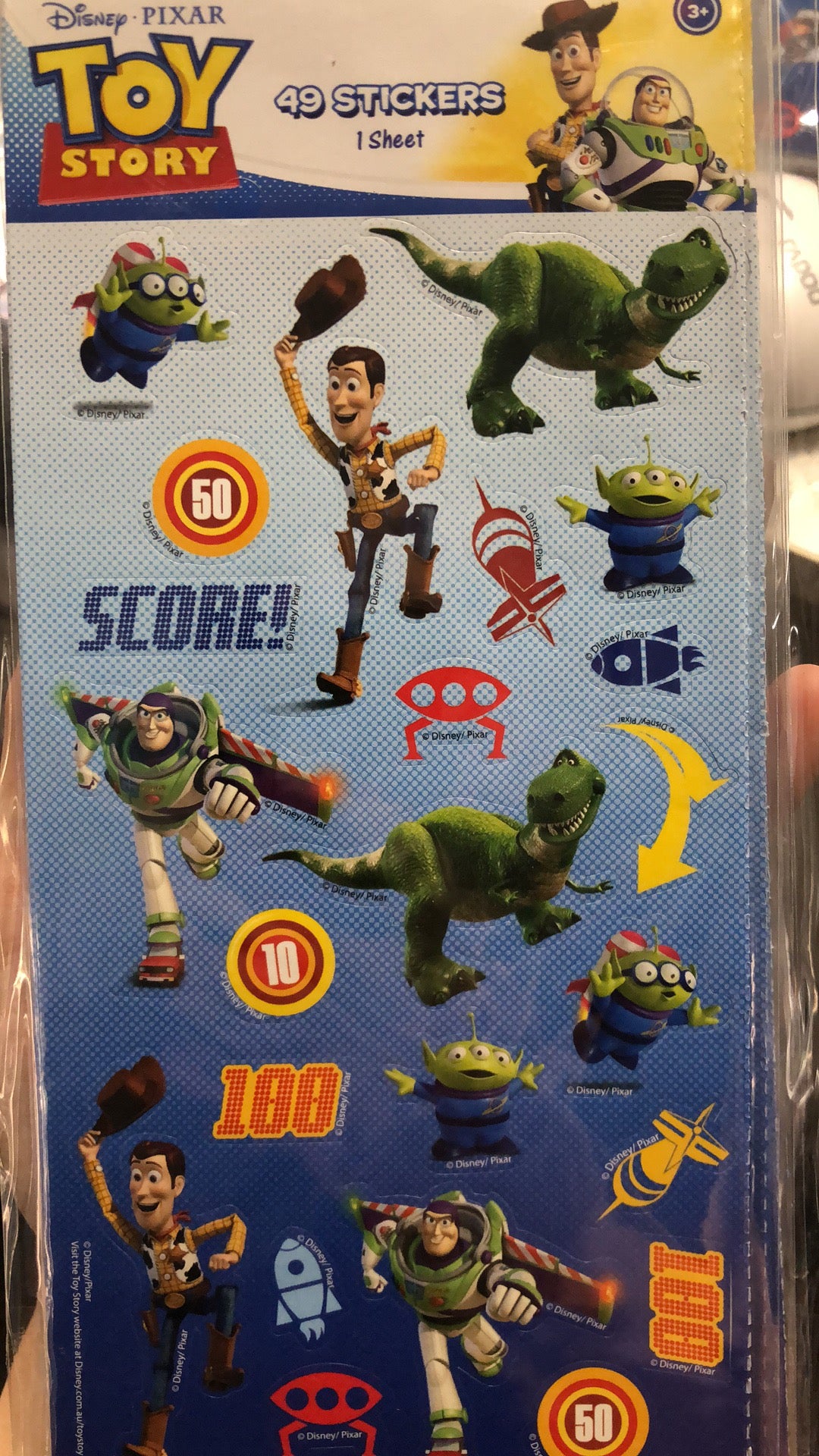 Sticker - Disney Toy Story Score